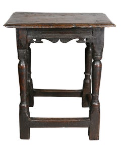 Jacobean Oak Joint Stool
