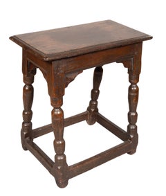 Jacobean Oak Joint Stool