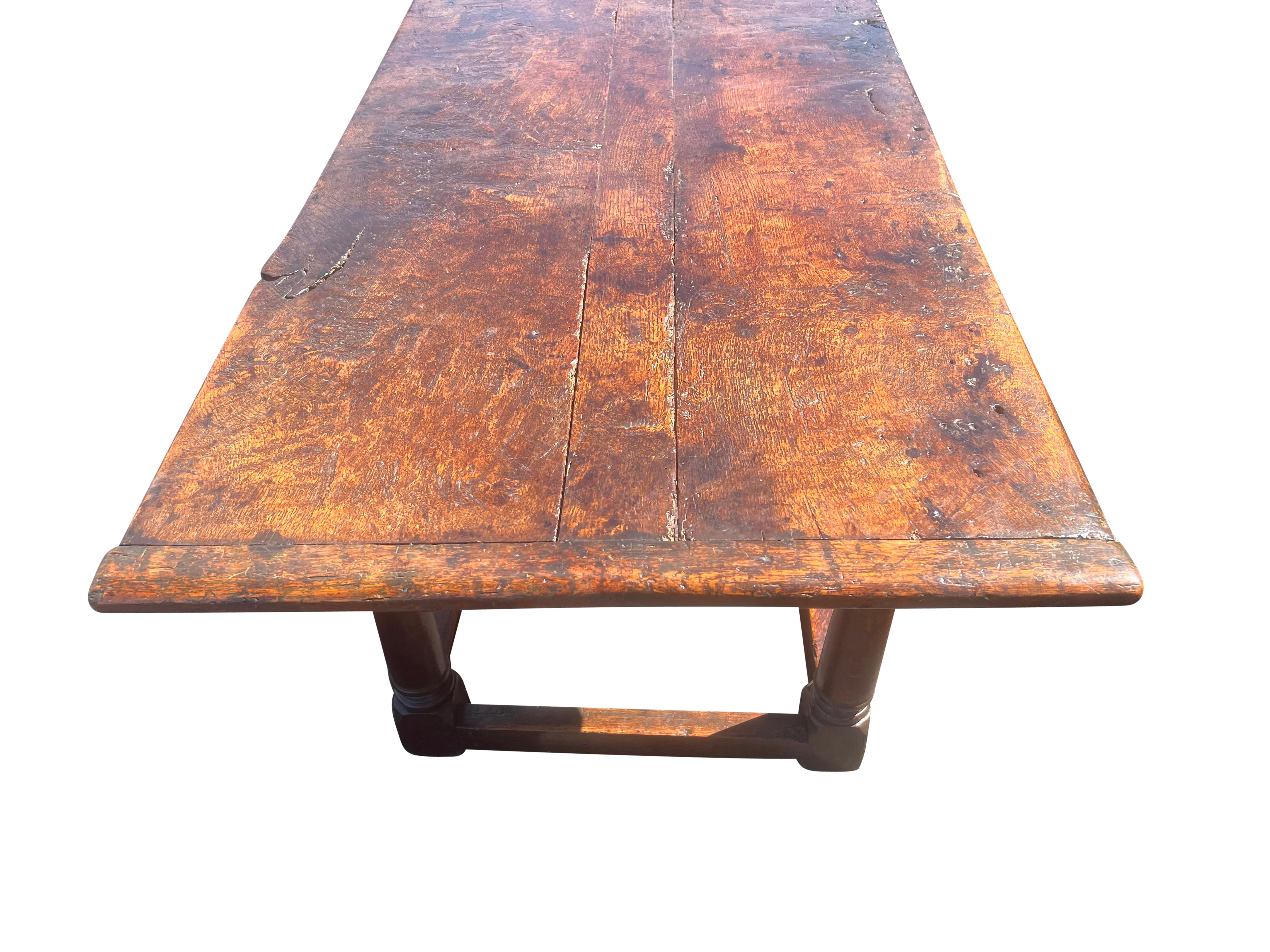 Jacobean Oak Refrectory Table For Sale 5