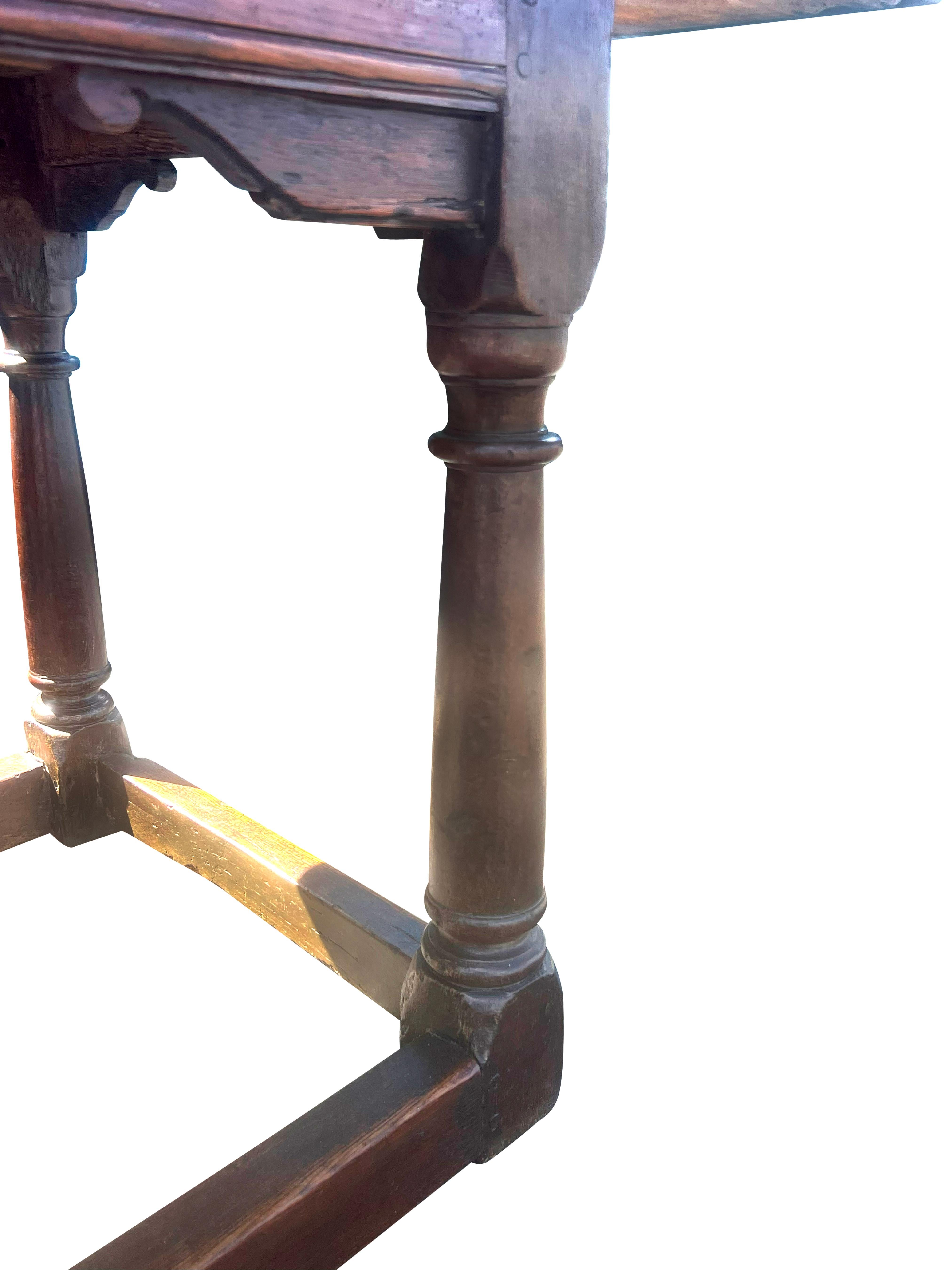 Jacobean Oak Refrectory Table For Sale 7