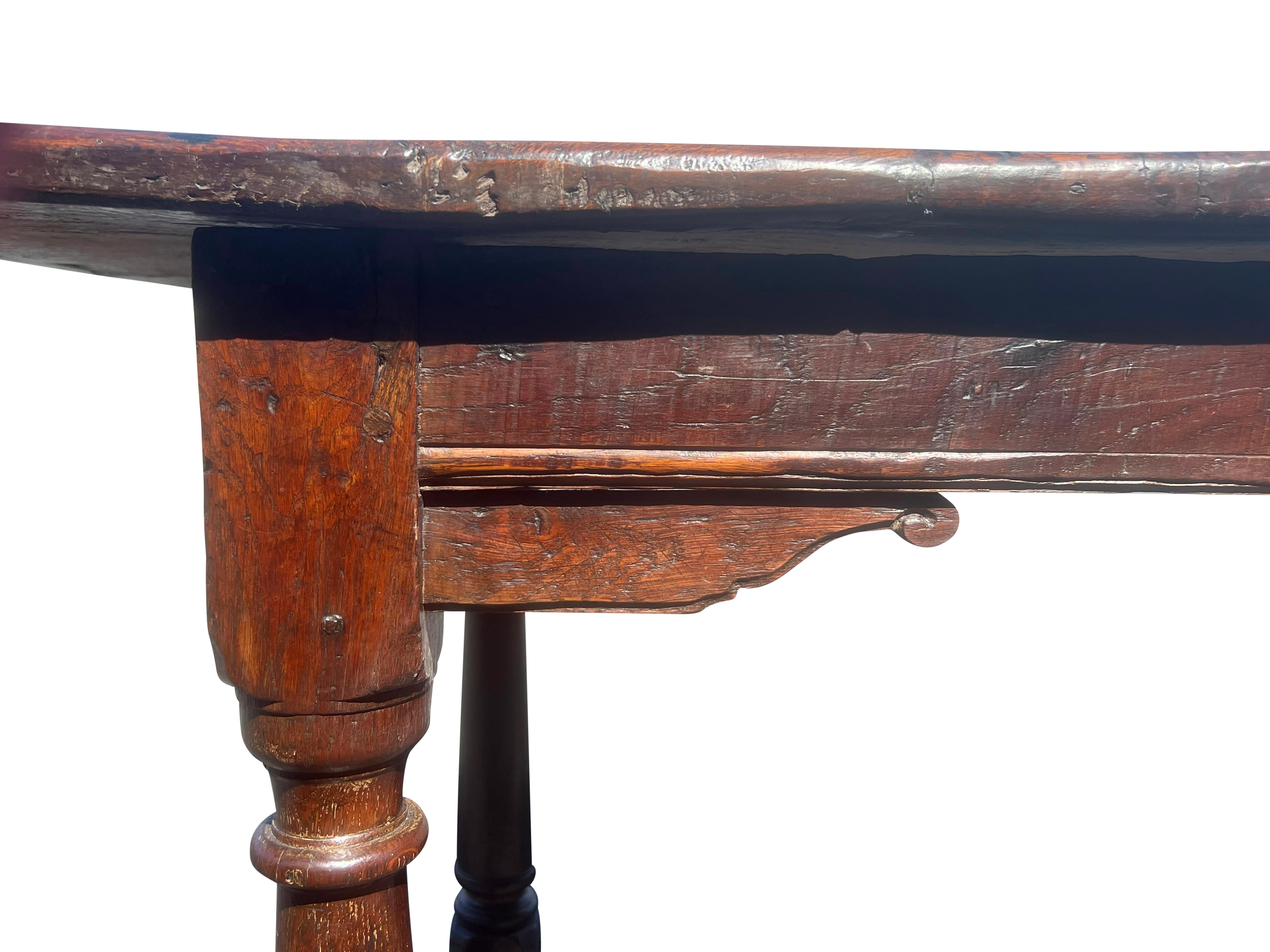 Jacobean Oak Refrectory Table For Sale 10