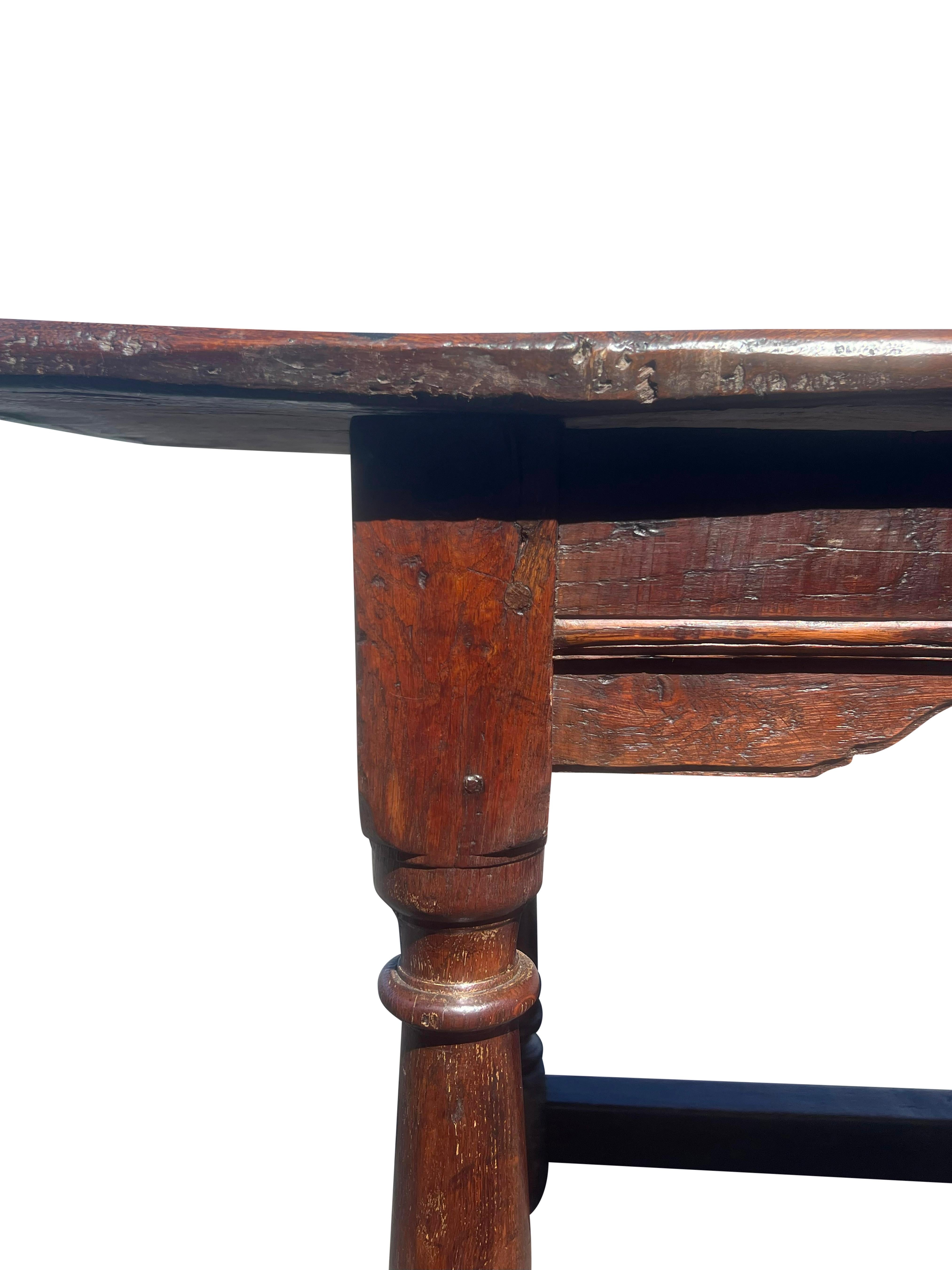 Jacobean Oak Refrectory Table For Sale 11