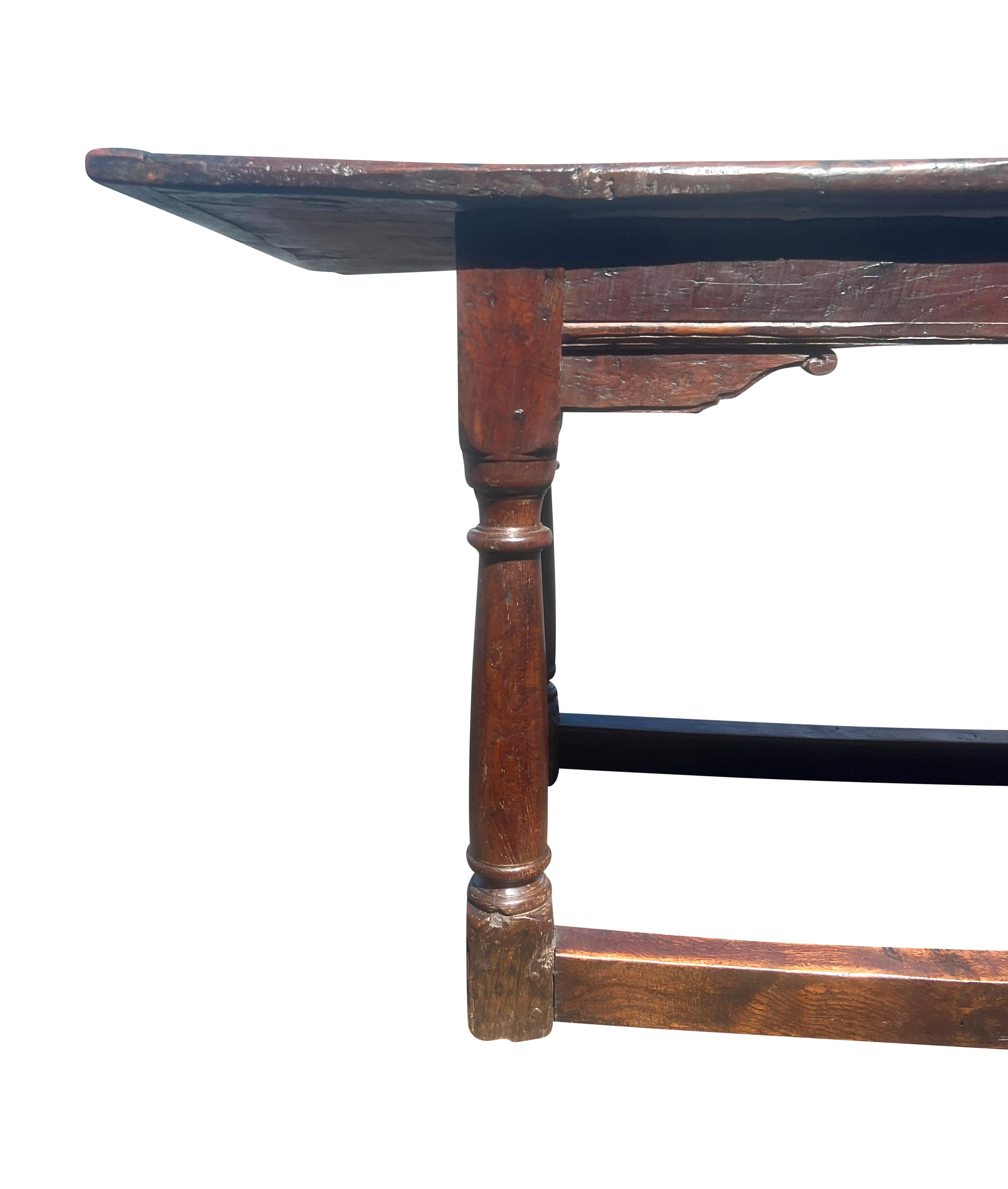 Jacobean Oak Refrectory Table For Sale 3
