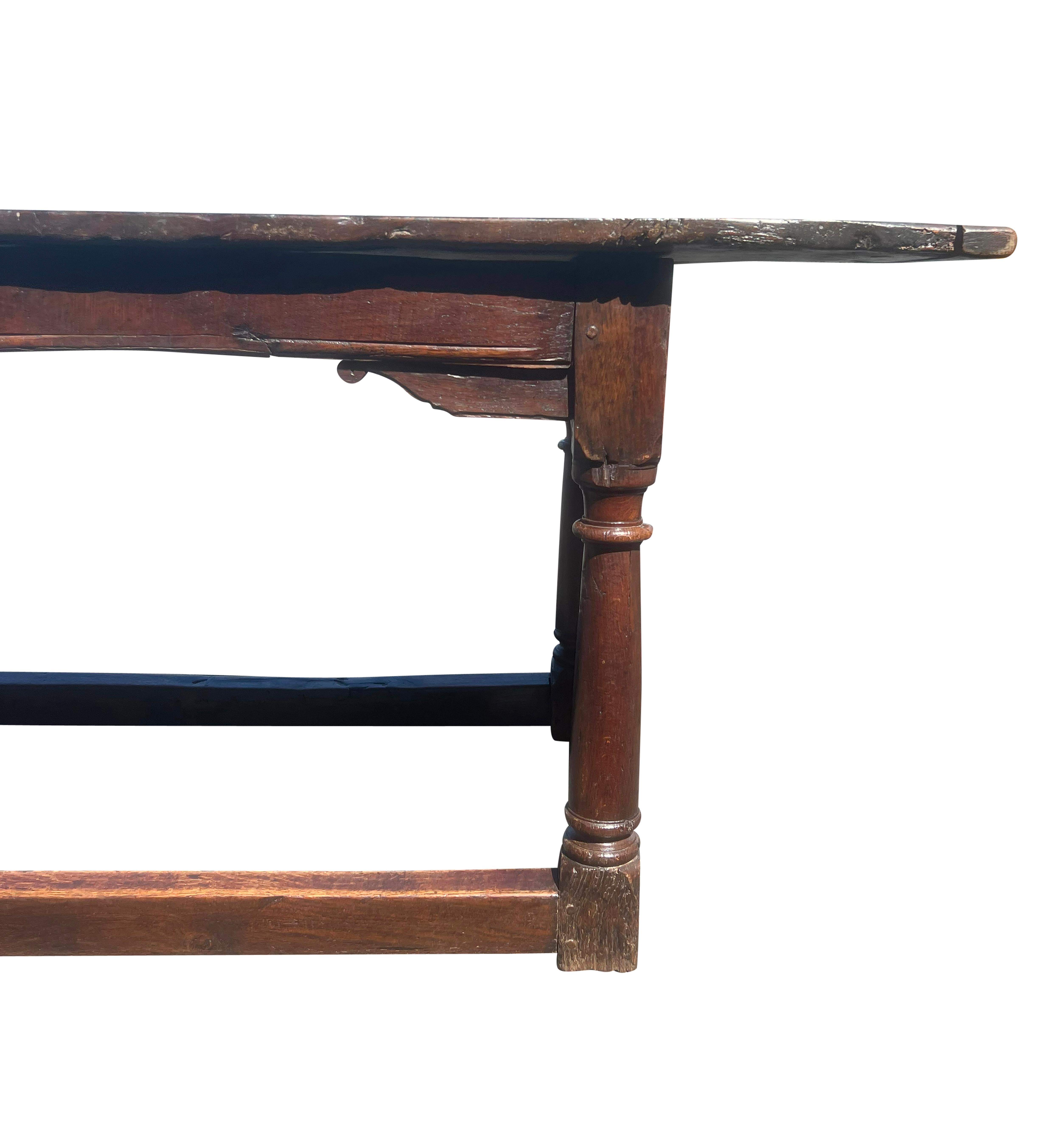 Jacobean Oak Refrectory Table For Sale 4