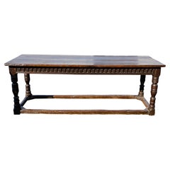 Antique Jacobean Oak Refrectory Table