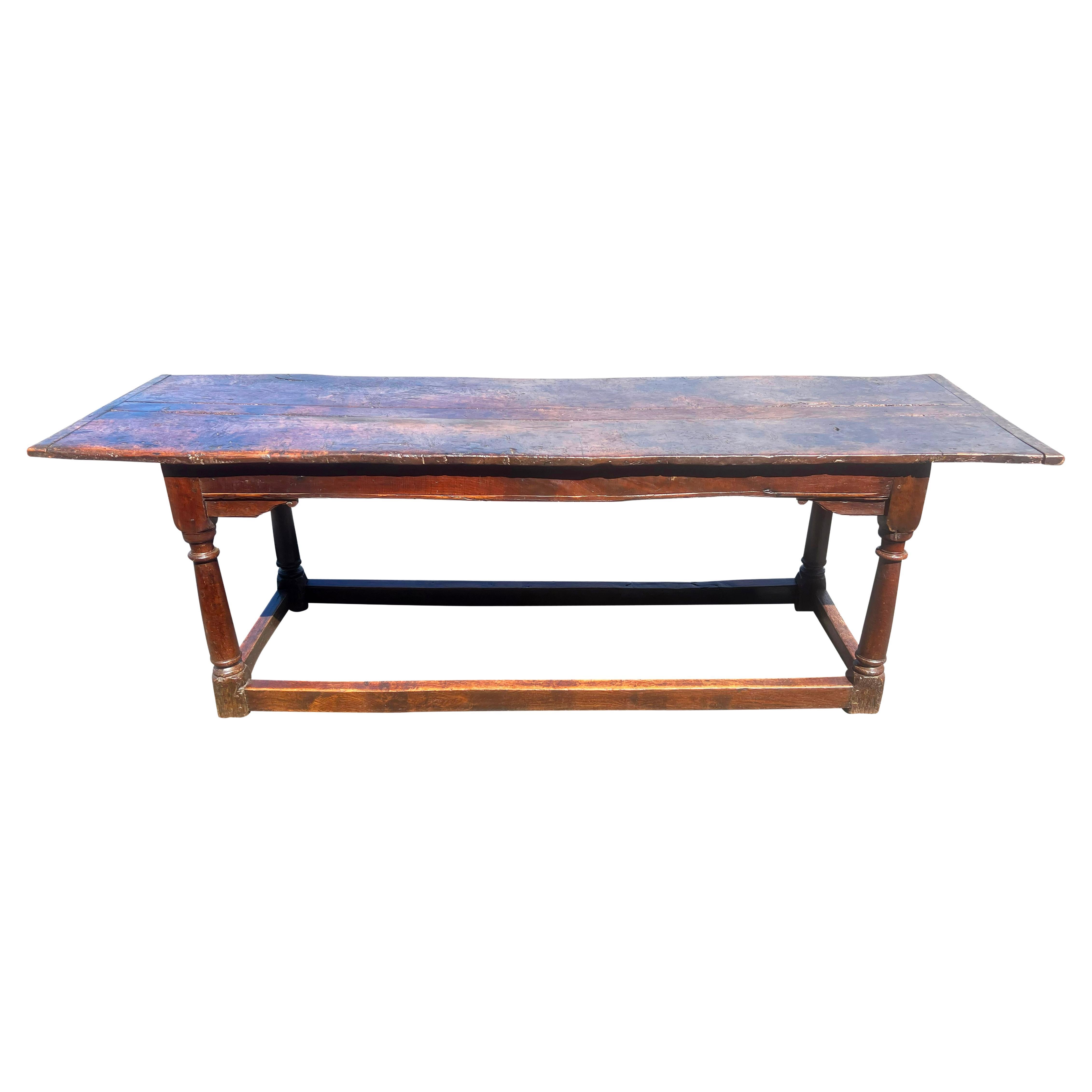 Jacobean Oak Refrectory Table For Sale