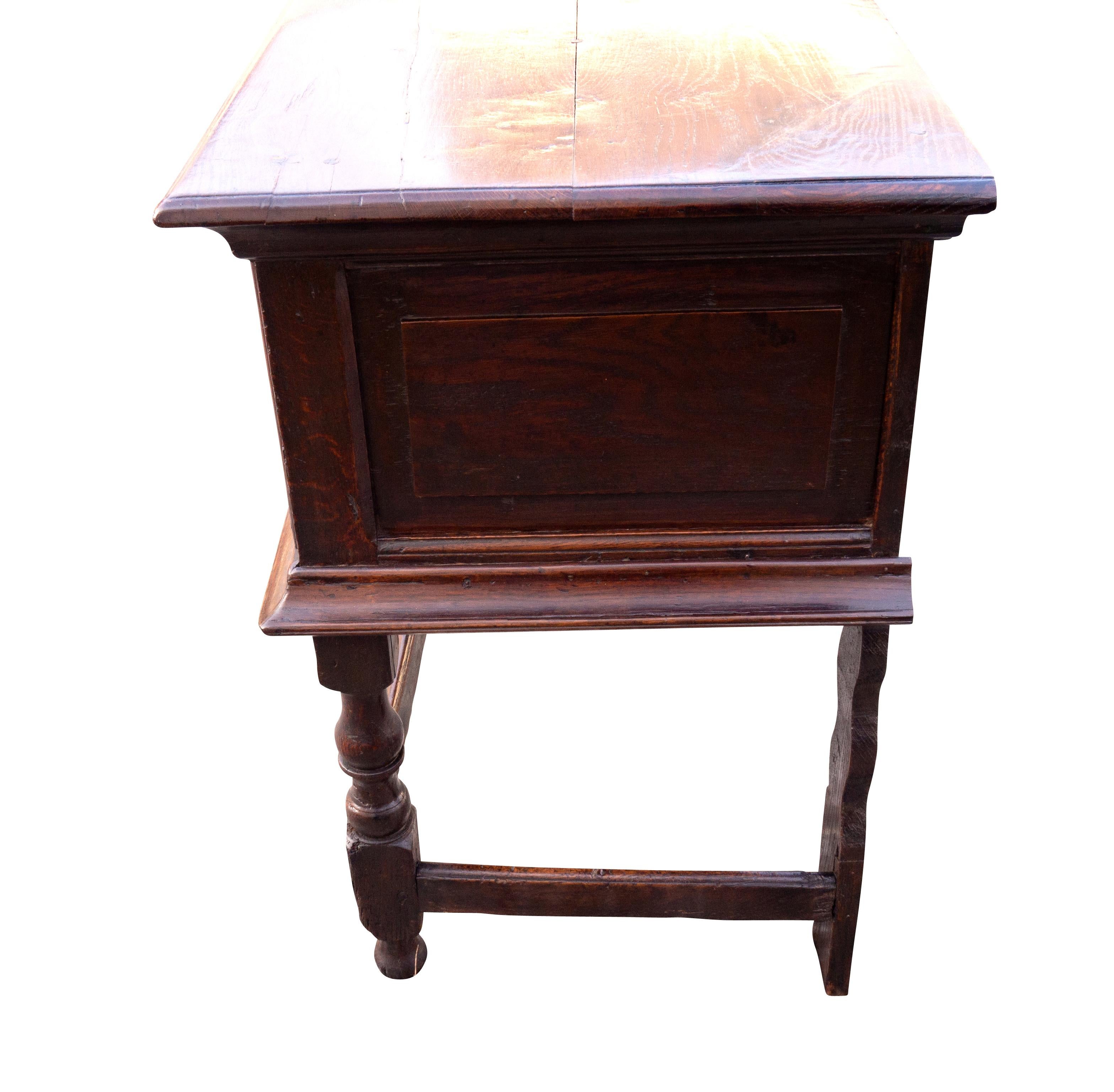 English Jacobean Oak Sideboard or Dresser Base
