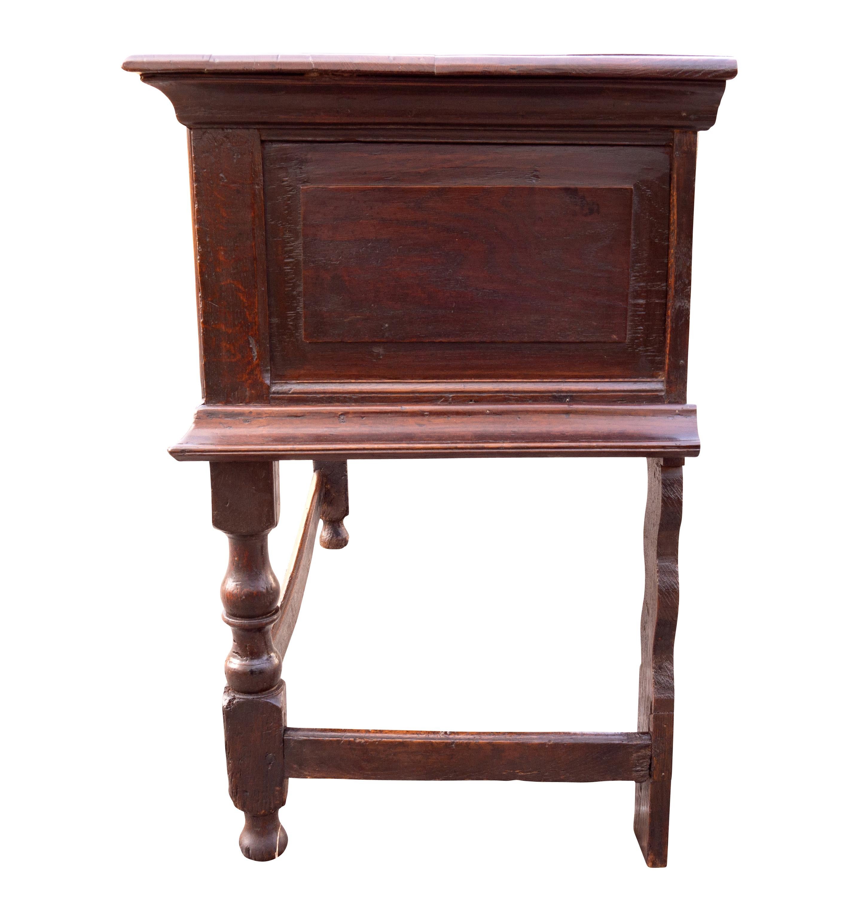 Late 17th Century Jacobean Oak Sideboard or Dresser Base
