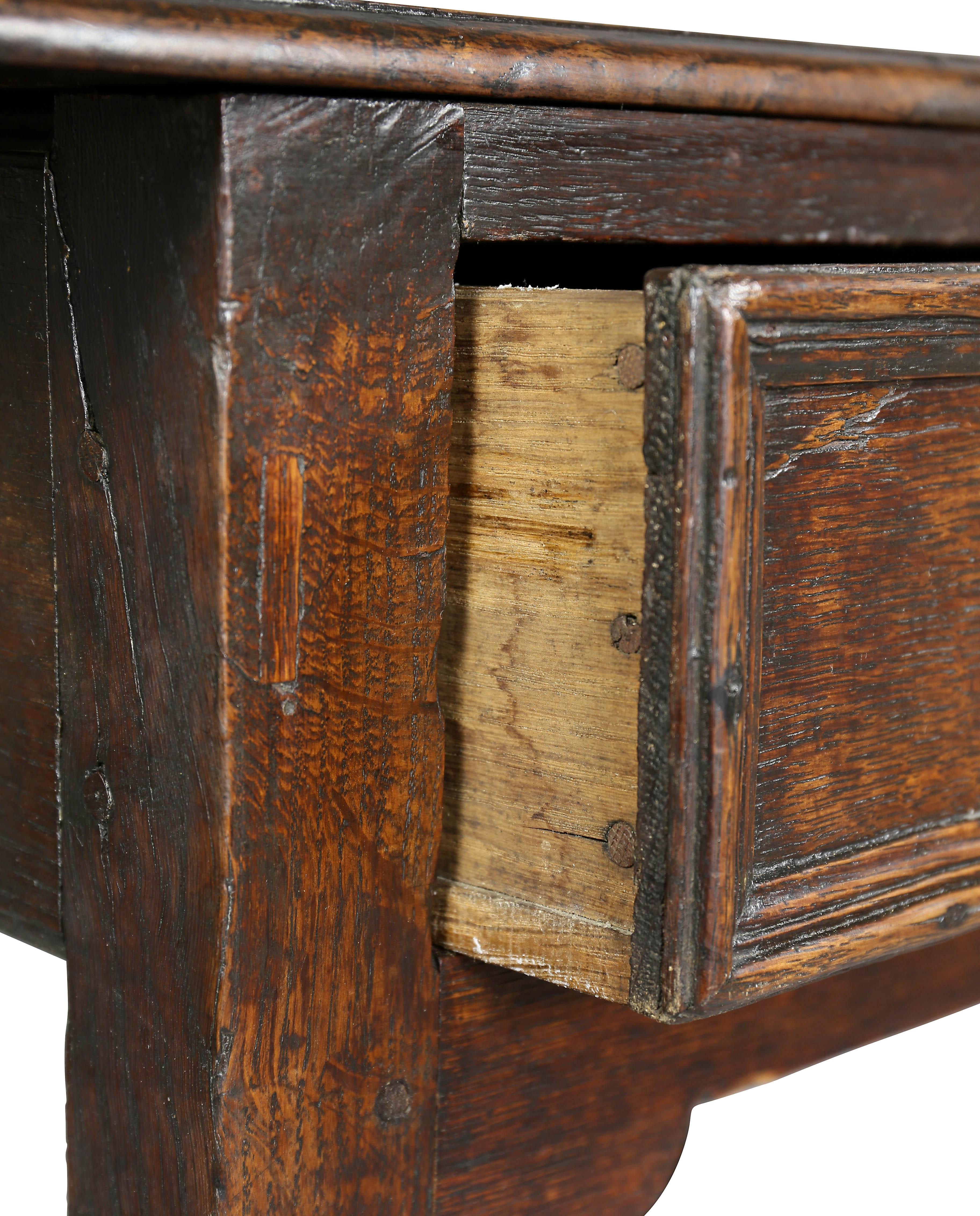 Late 17th Century Jacobean Oak Tavern Table