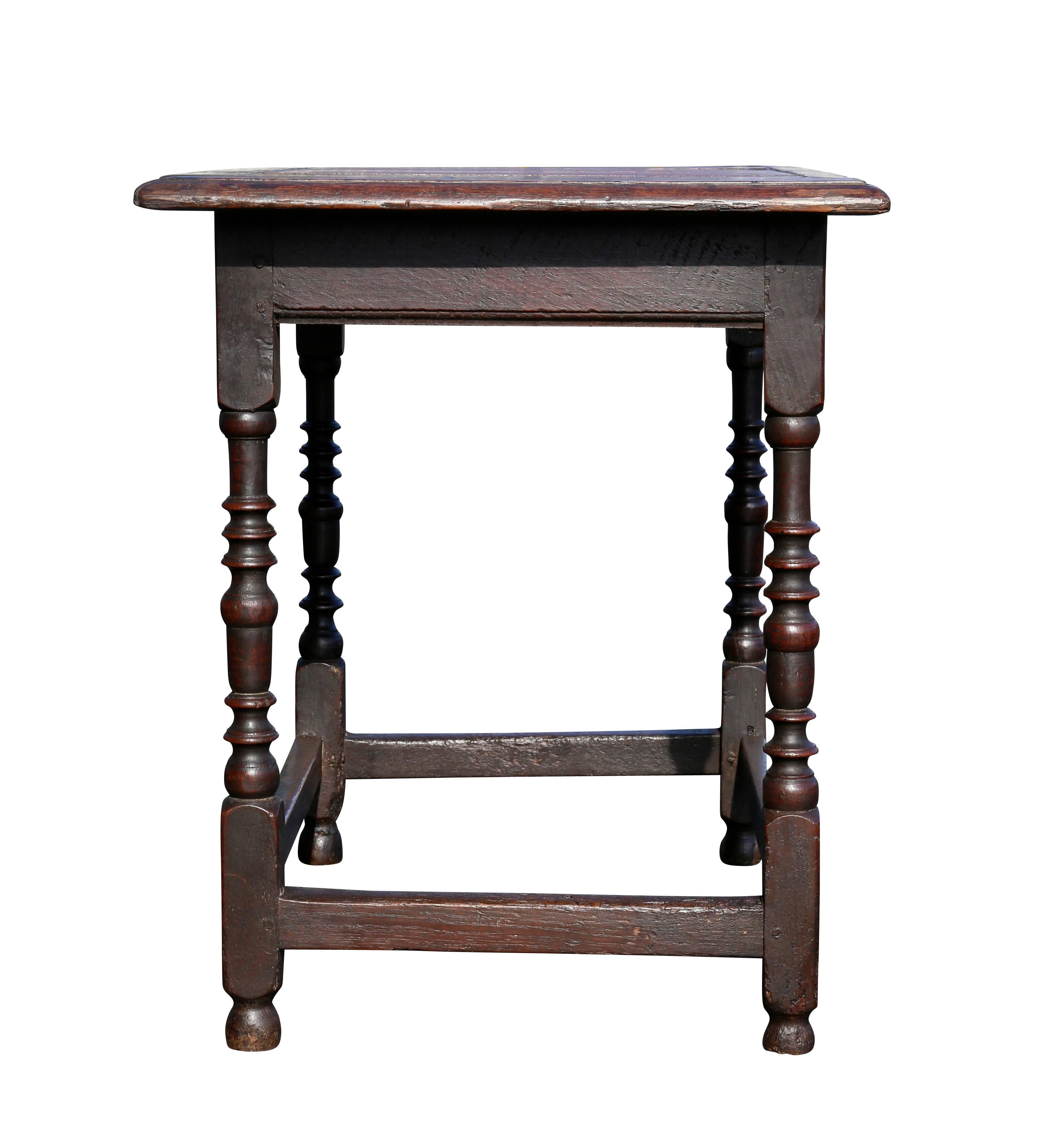 Early 18th Century Jacobean Oak Tavern Table