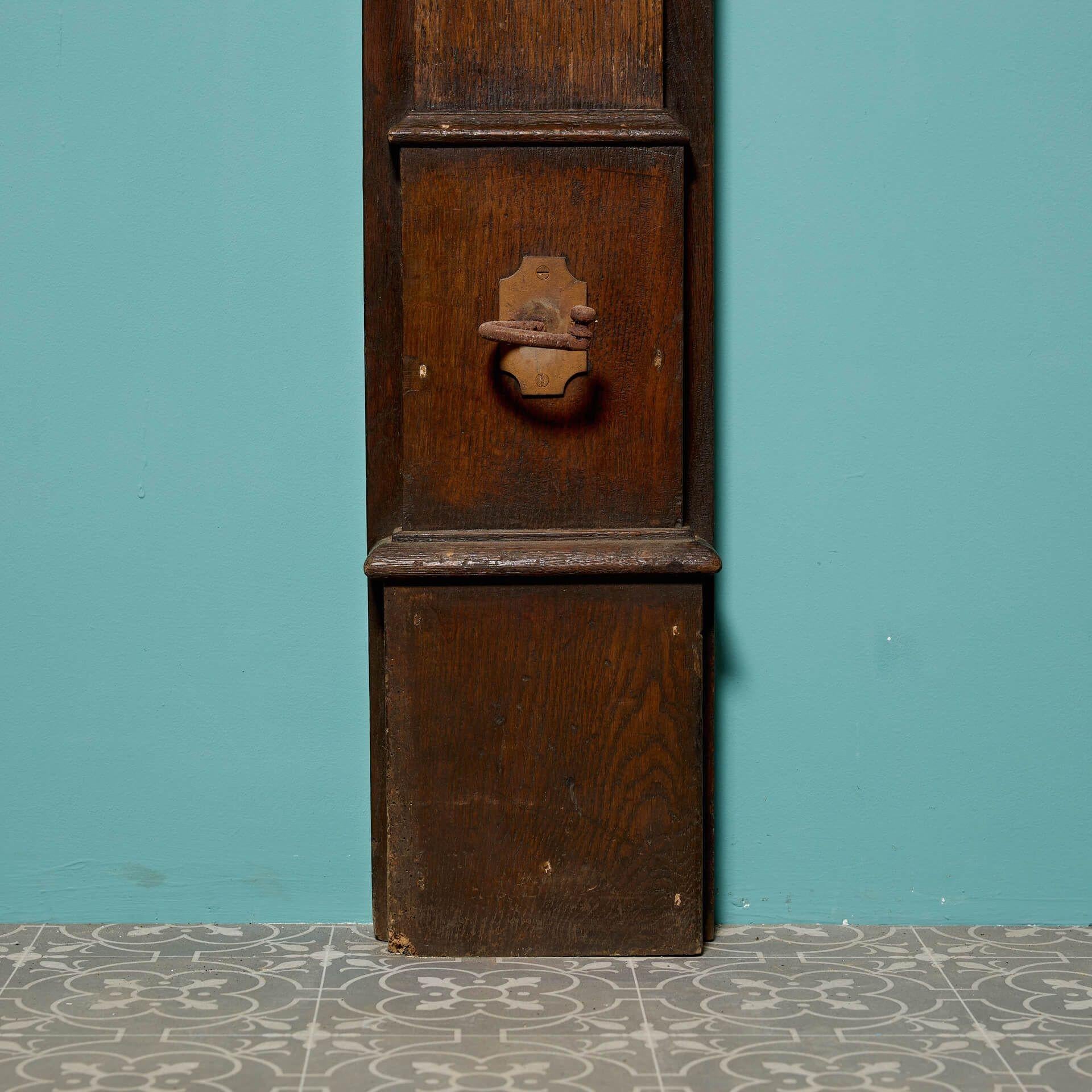 Jacobean Period Carved Oak Mantel For Sale 4