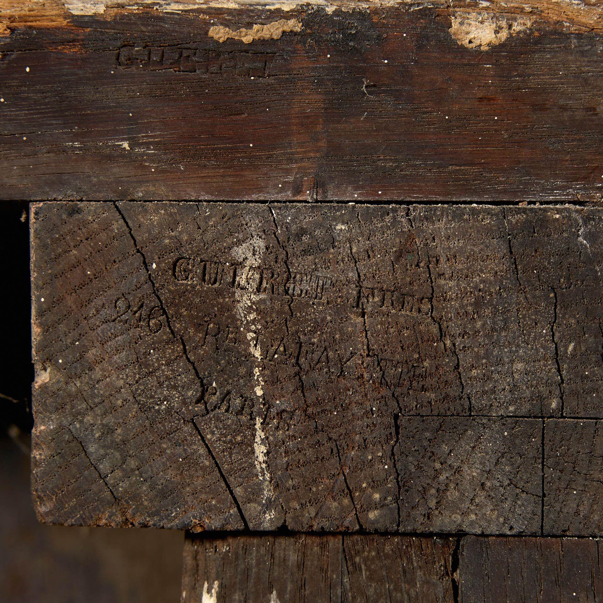 Jacobean Period Carved Oak Mantel For Sale 5