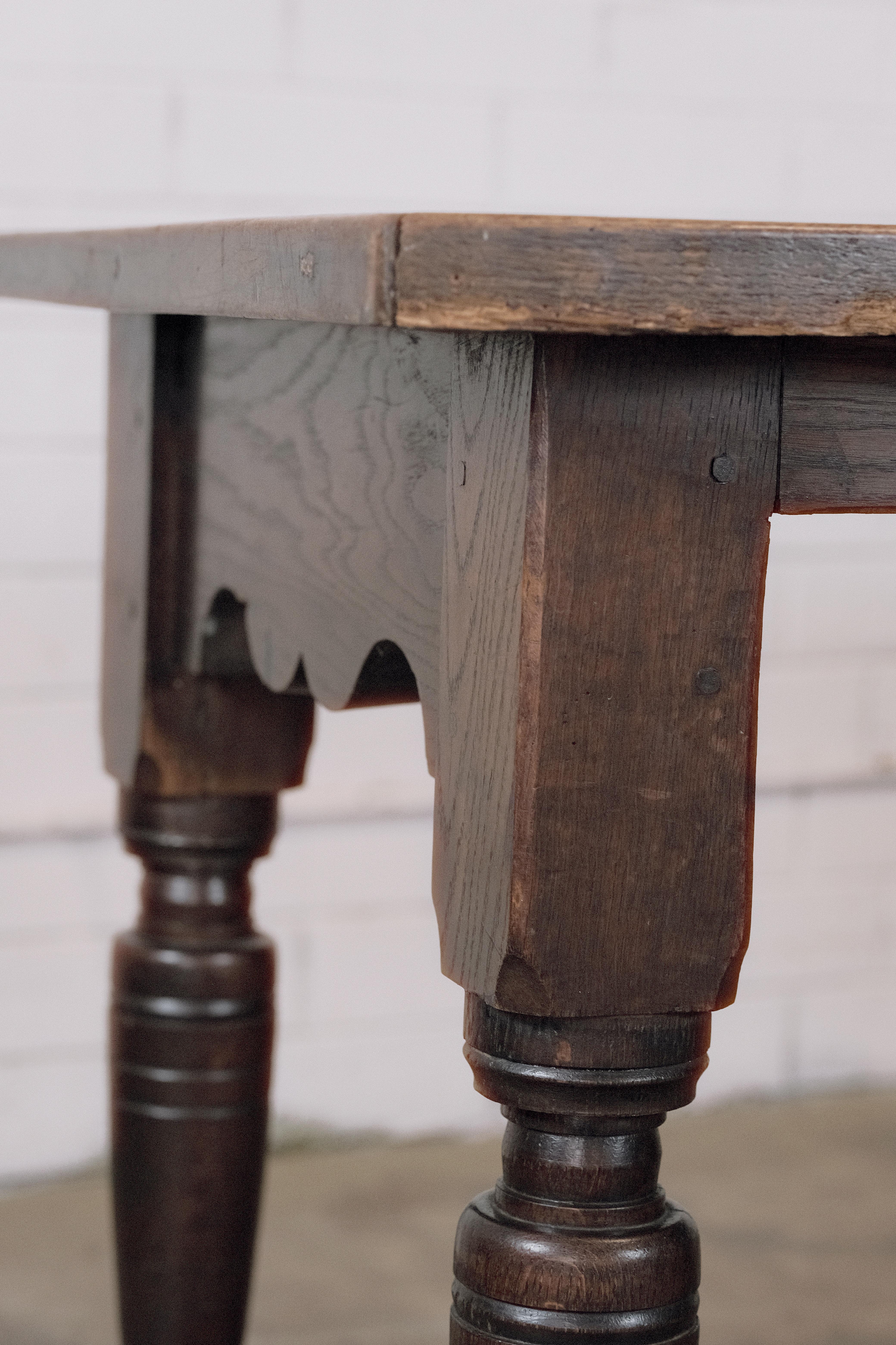 Jacobean Period Oak Refectory Table For Sale 1