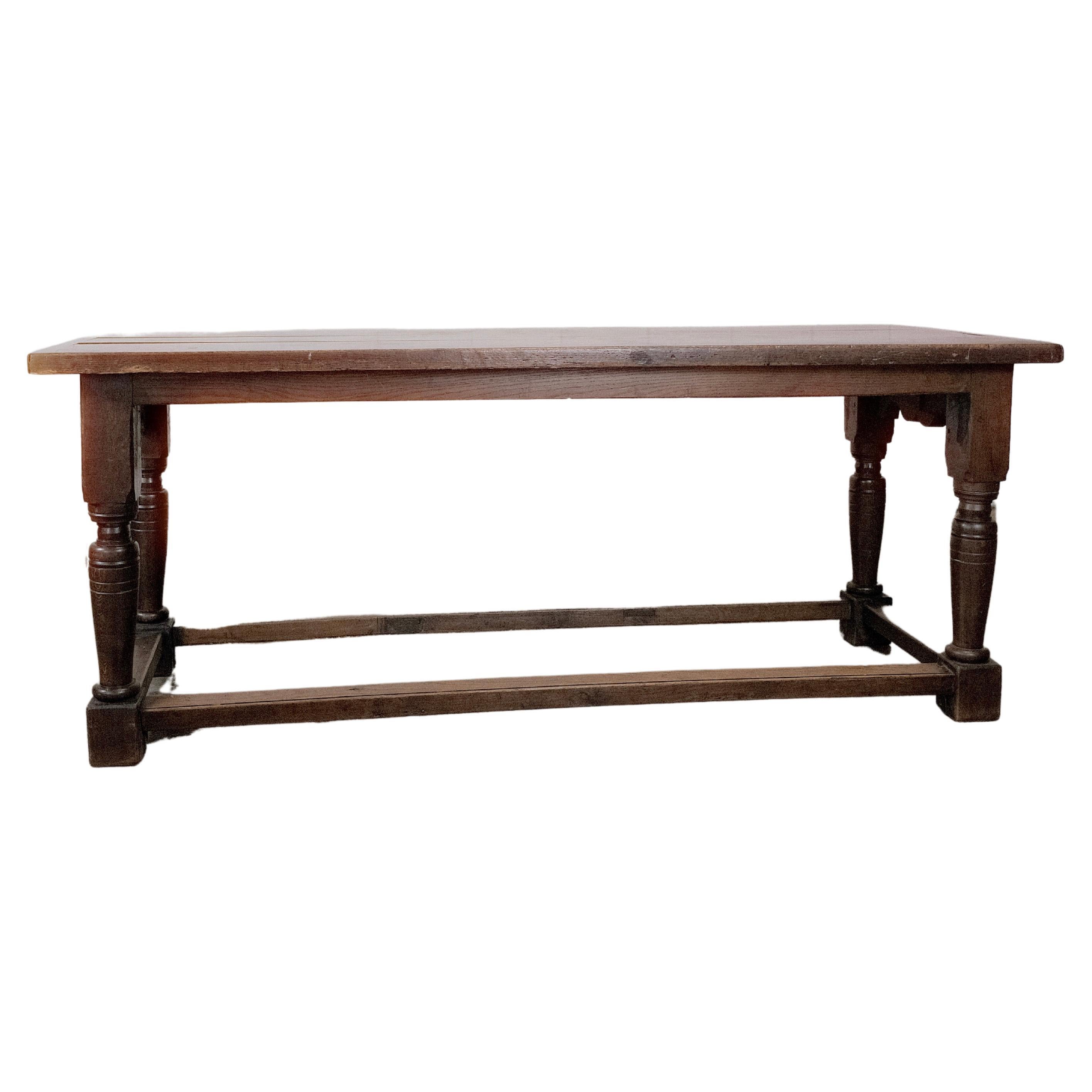 Jacobean Period Oak Refectory Table For Sale