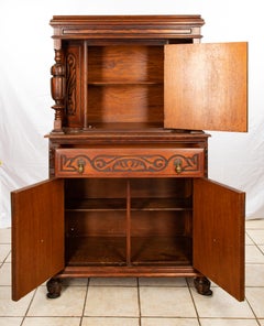 Jacobean Revival Court Cupboard