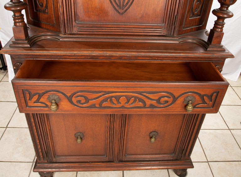 Jacobean Revival Court Cupboard For Sale at 1stDibs jacobean court