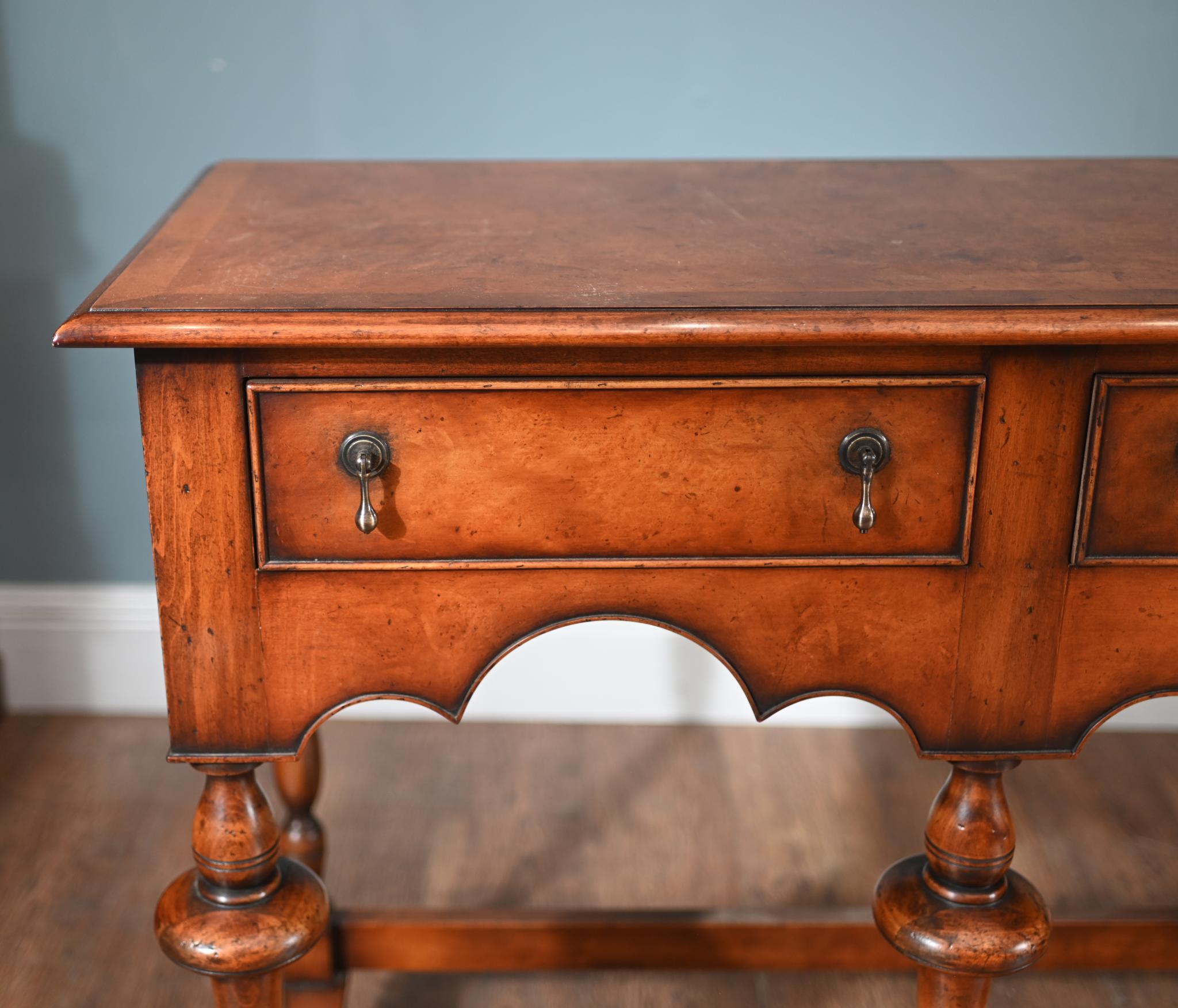 Jacobean Revival Dresser Walnut Server Tables Farmhouse For Sale 7