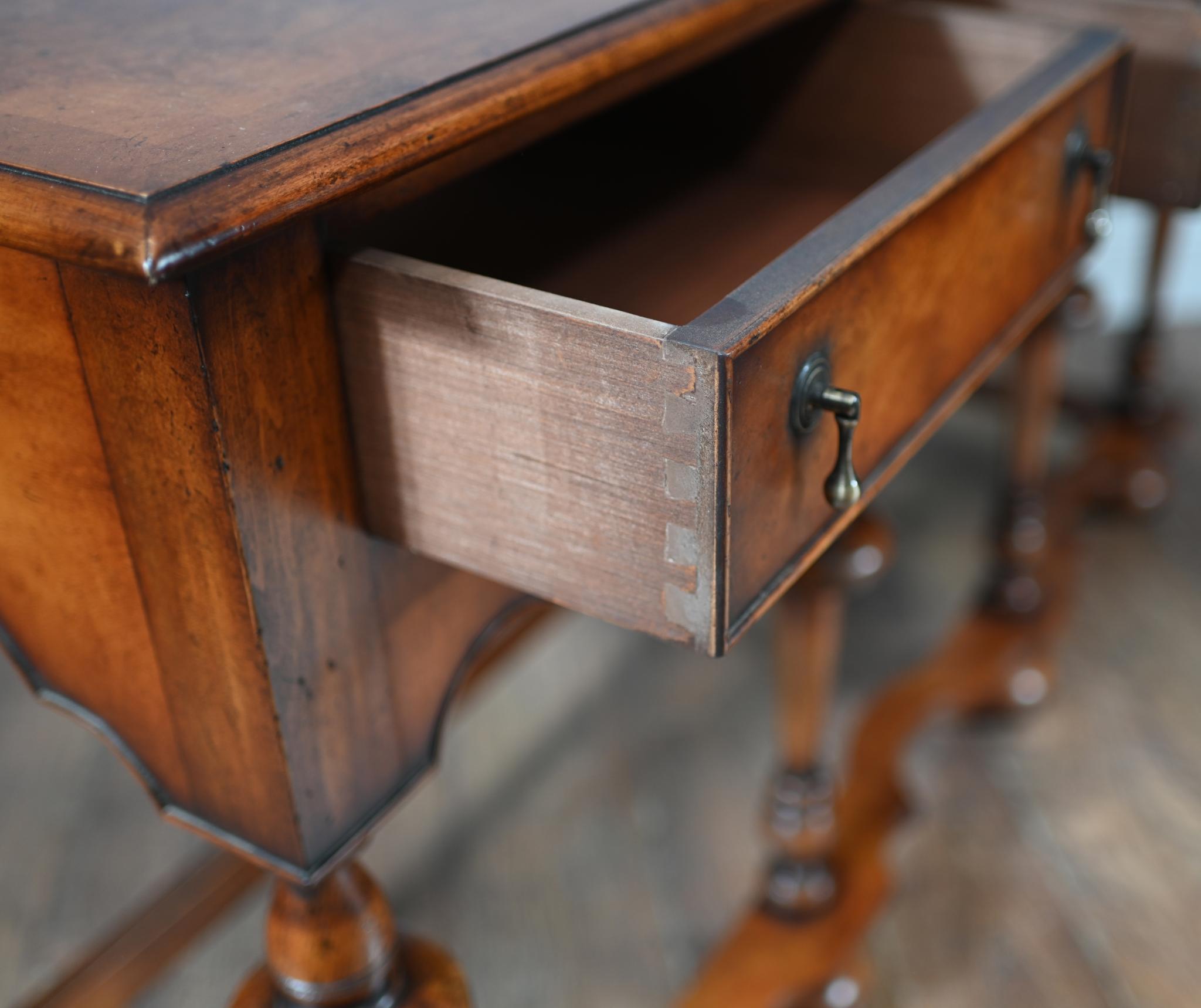 Jacobean Revival Dresser Walnut Server Tables Farmhouse In Good Condition For Sale In Potters Bar, GB