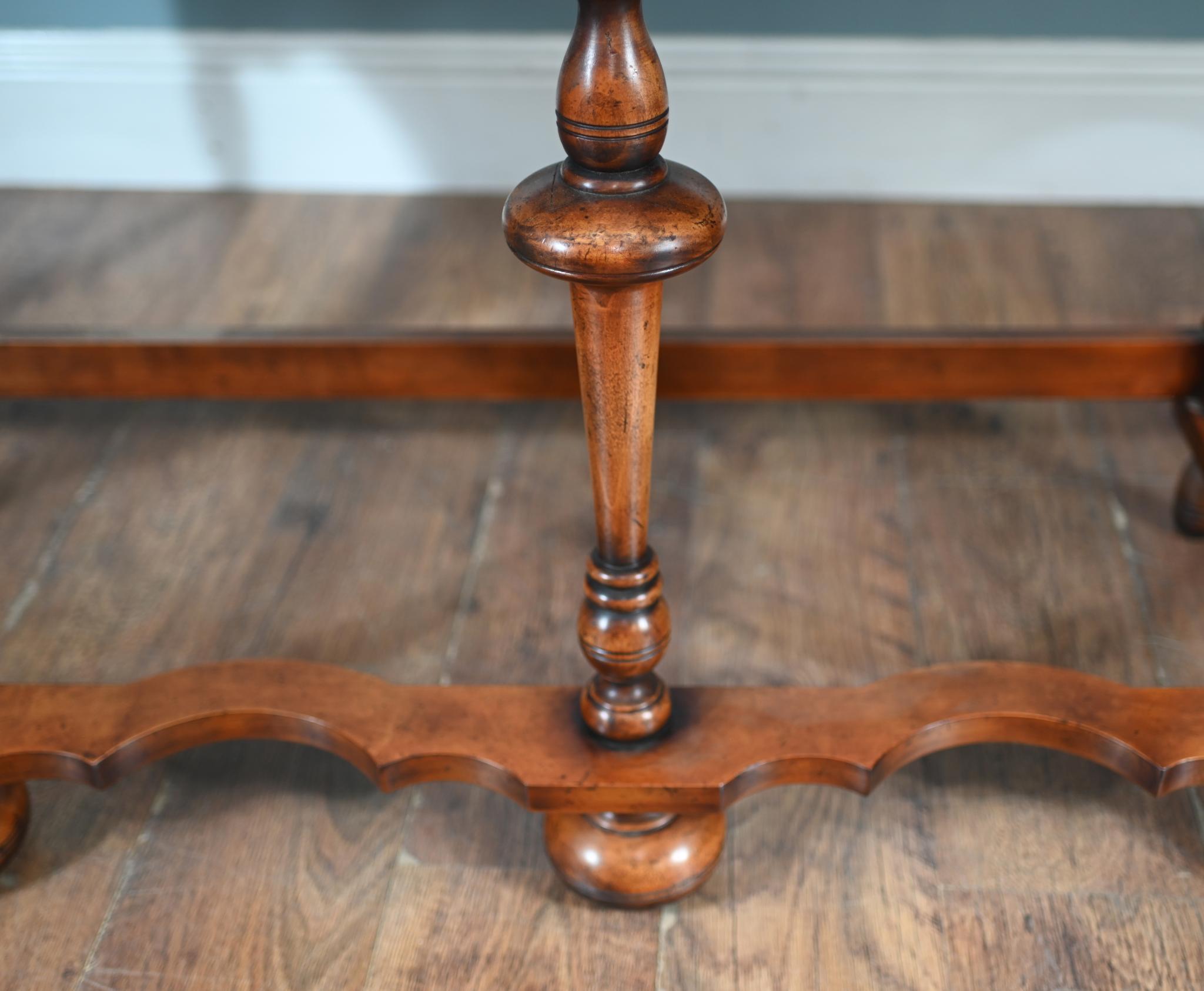 Jacobean Revival Dresser Walnut Server Tables Farmhouse For Sale 4