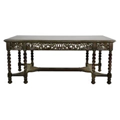 Jacobean Revival Library Table, Waring and Gillow Attributed