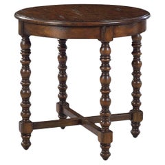 Runder Jacobean-Beistelltisch