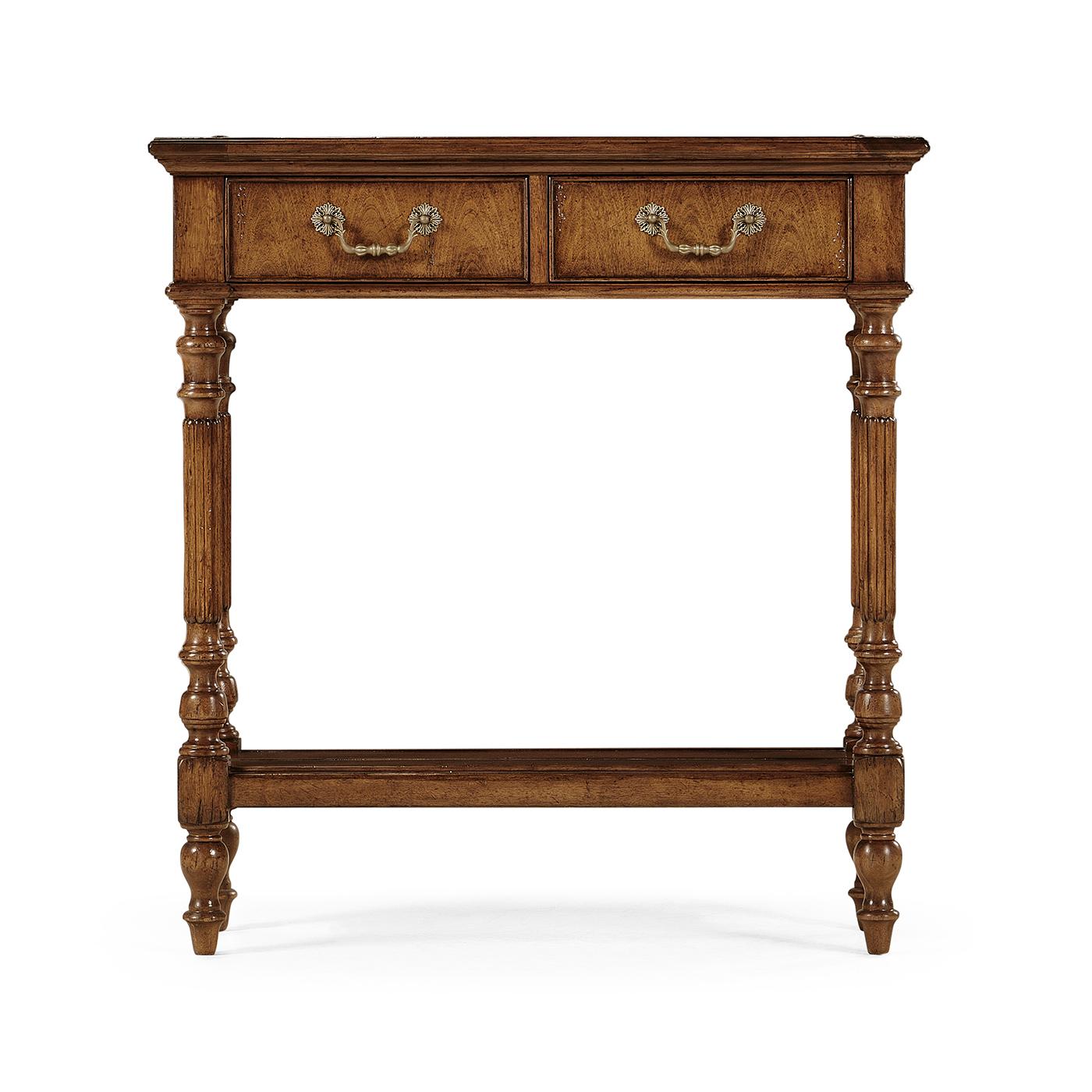 Vietnamese Jacobean Short Narrow Console Table For Sale