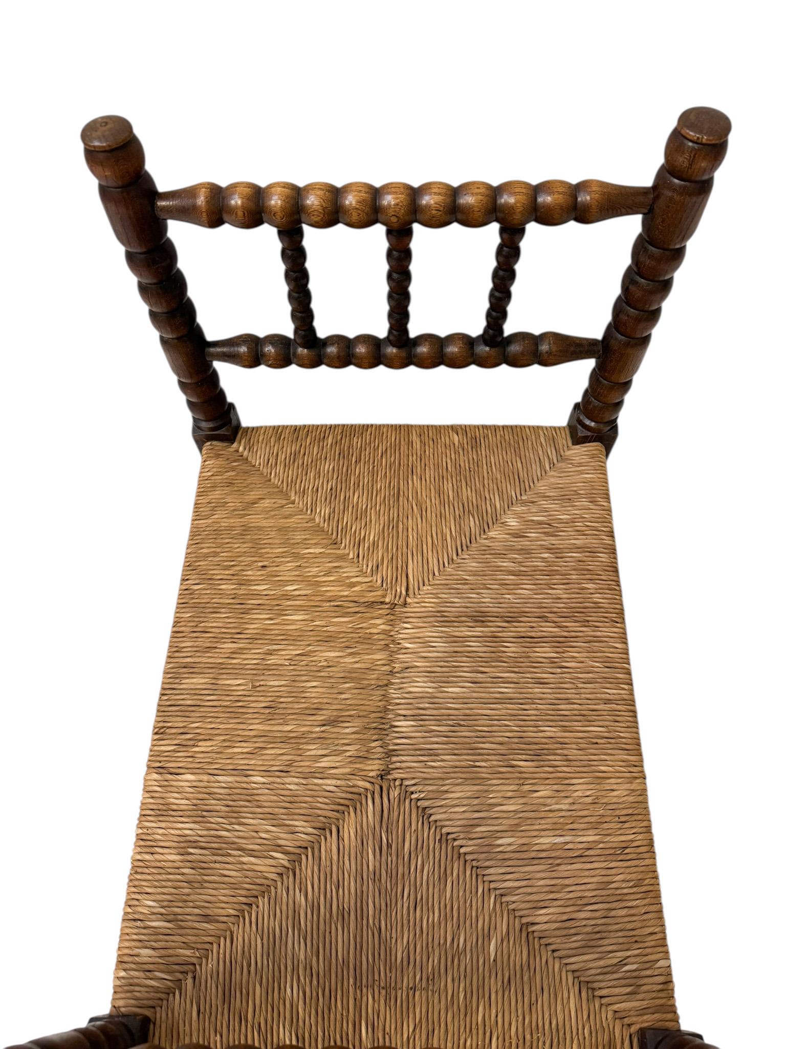 Jacobean Style Bobbin Stool, 1900s For Sale 2