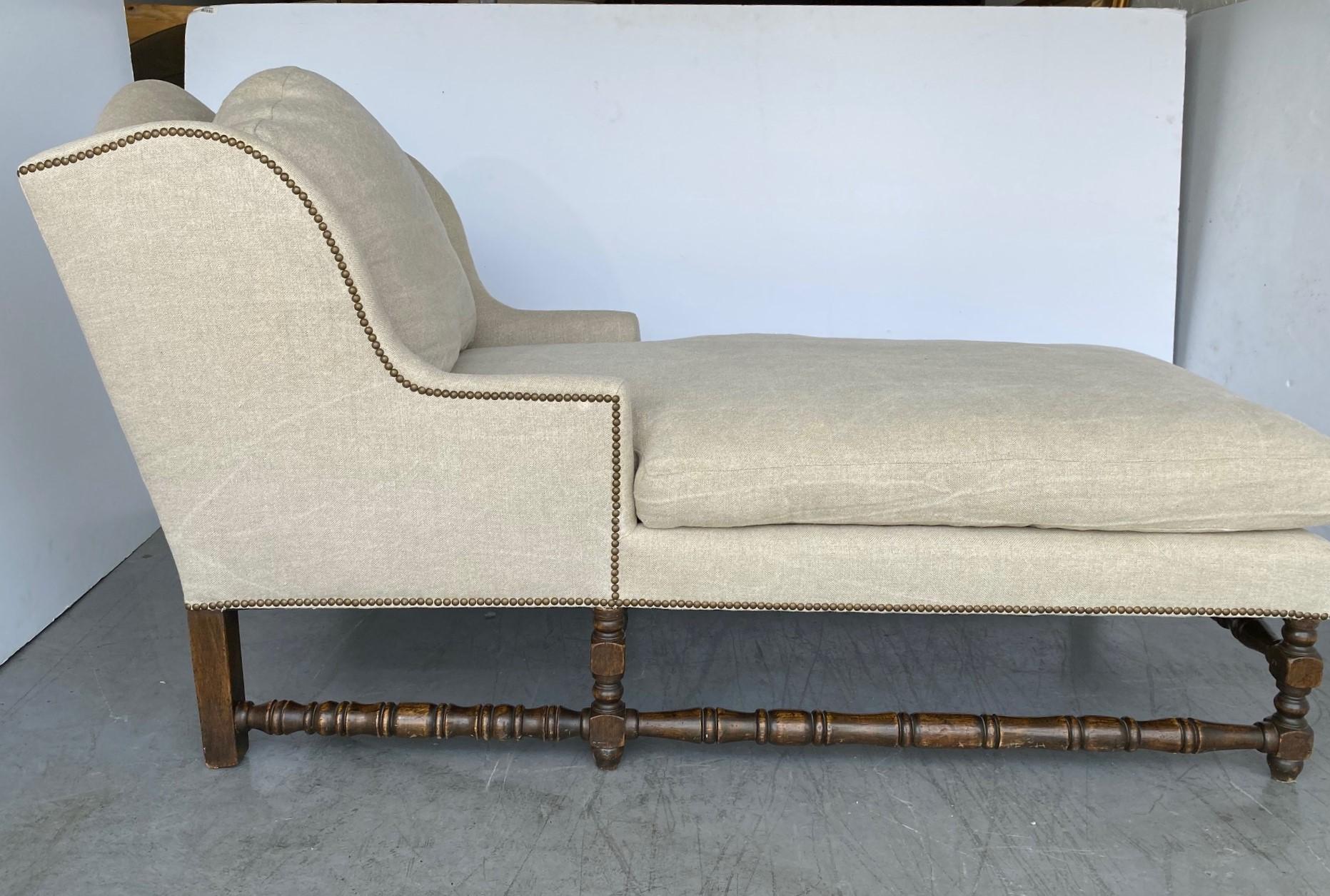 Jacobean Style Chaise Lounge For Sale at 1stDibs jacobean lounge