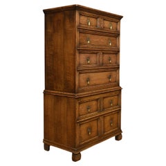 Used Jacobean Style Chest on Chest