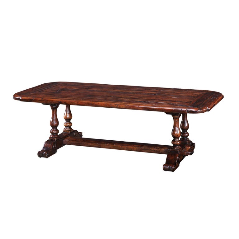 Jacobean Style Cocktail Table at 1stDibs