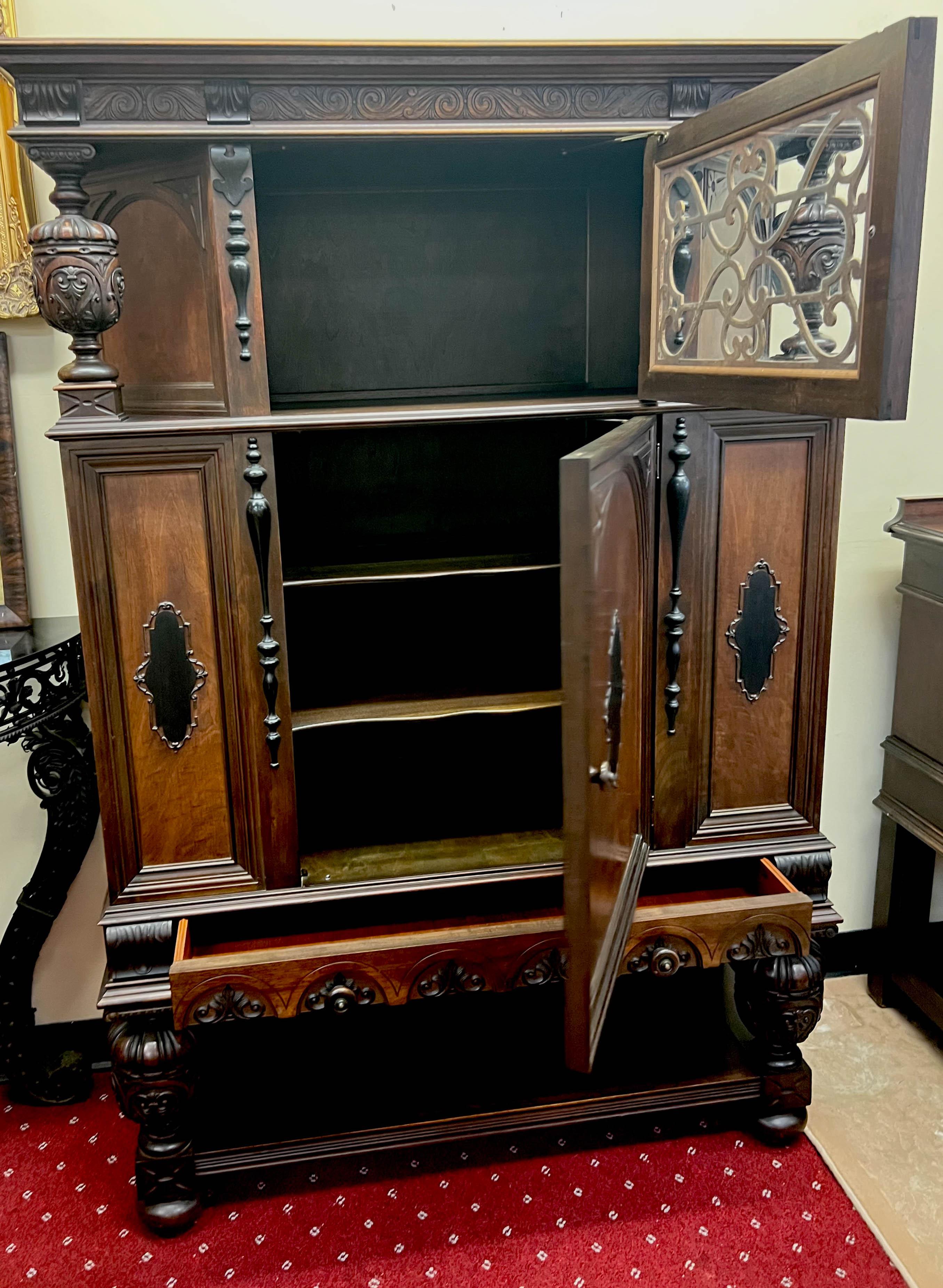 Jacobean Style Highboy by Rockford Furniture Company For Sale 10