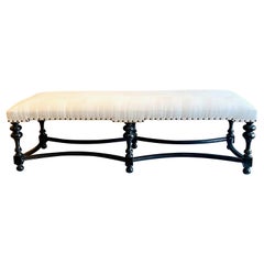 Jacobean-Style Long Bench, 20th Century