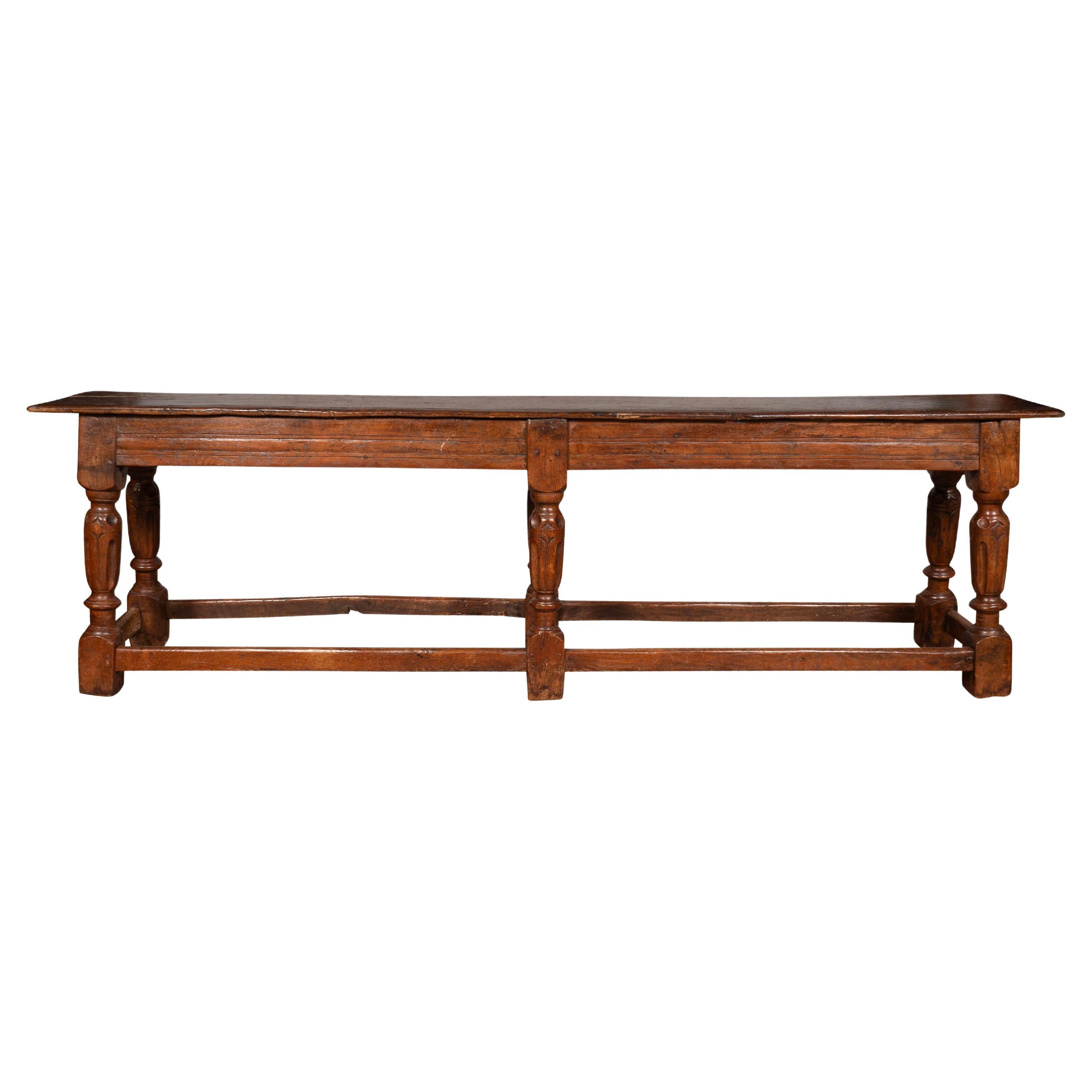 Jacobean Style Oak Bench