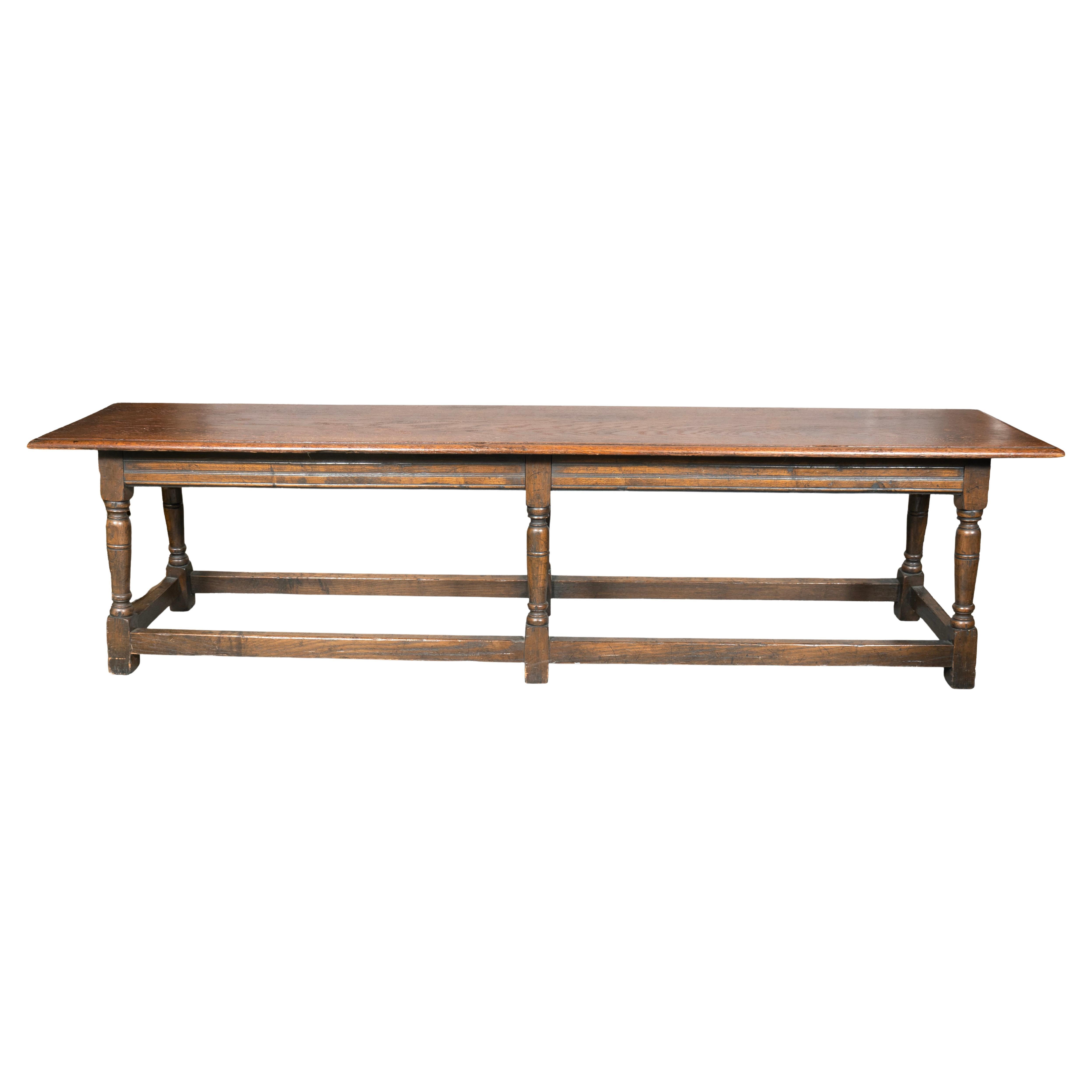 Jacobean Style Oak Bench For Sale
