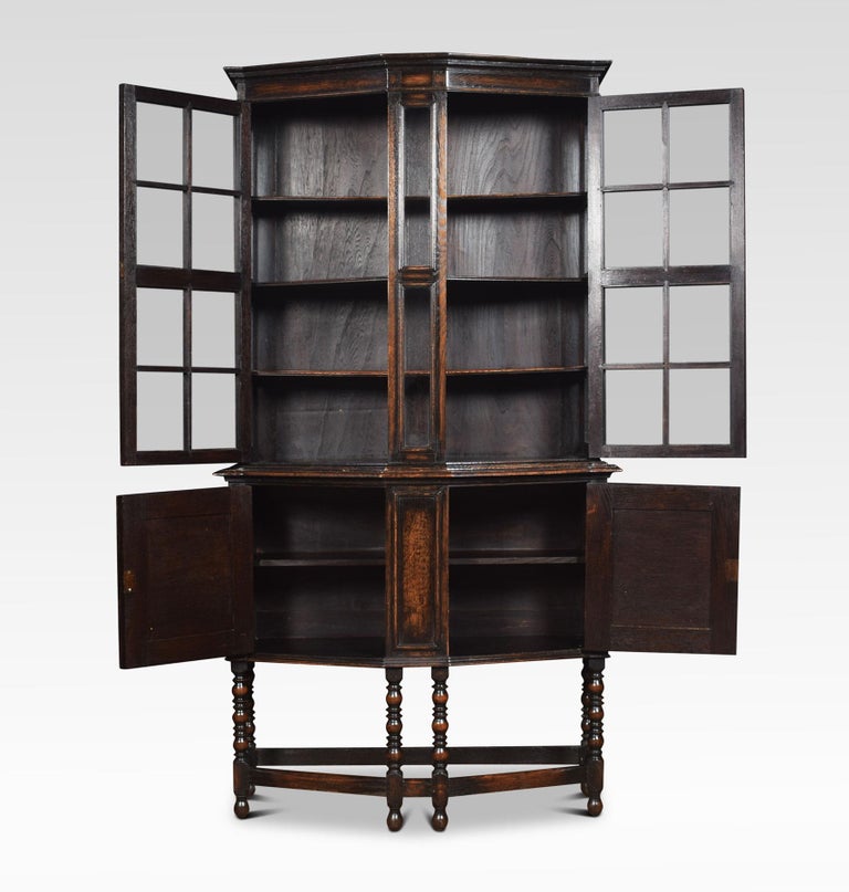 Jacobean Style Oak Display at 1stDibs