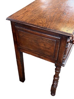 Jacobean Style Oak Dresser Base / Console Table. / Sideboard