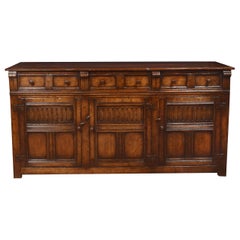 Jacobean Style Oak Dresser Base