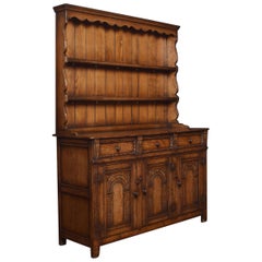 Antique Jacobean Style Oak Dresser
