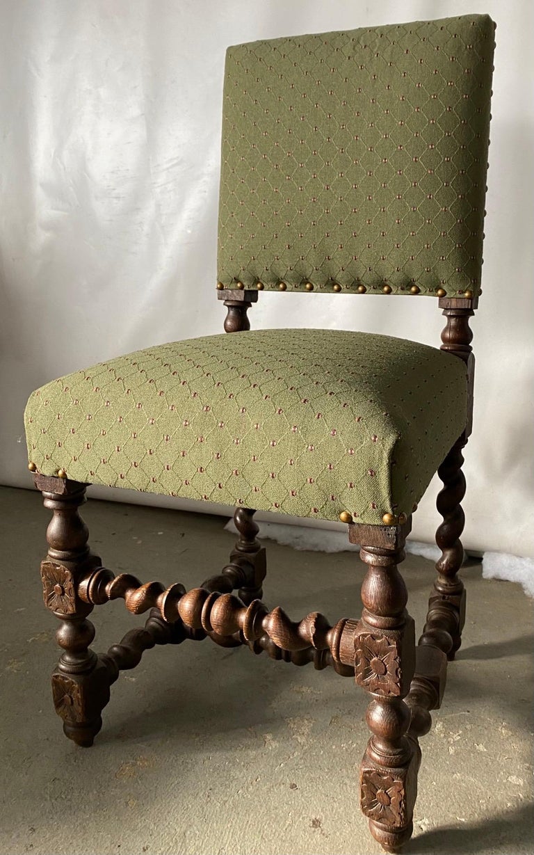 Jacobean Style Side Chair For Sale at 1stDibs jacobean revival