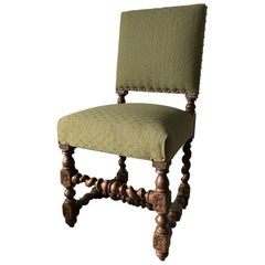 Used Jacobean Style Side Chair