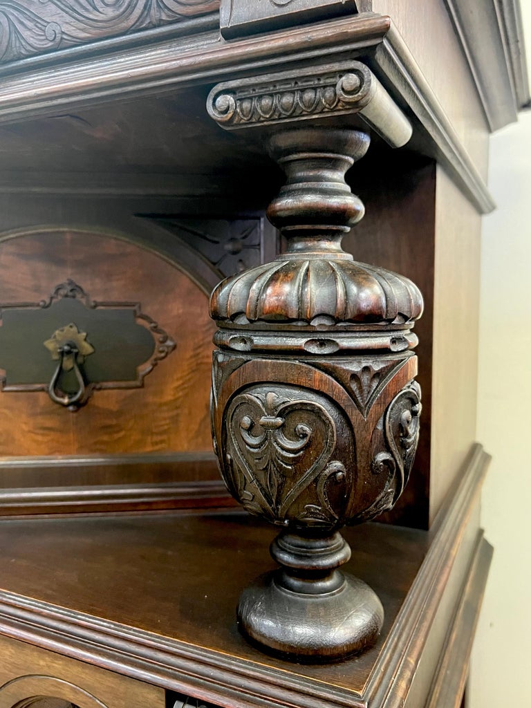 Jacobean Style Sideboard by Rockford Furniture Company For Sale at 1stDibs