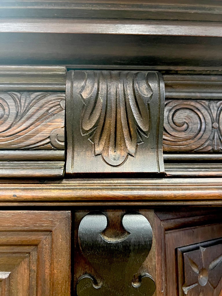 Jacobean Style Sideboard by Rockford Furniture Company For Sale at 1stDibs