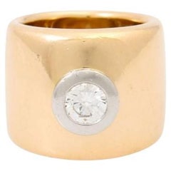 Jacobi Ring with Brilliant Approx. 0.50 Ct