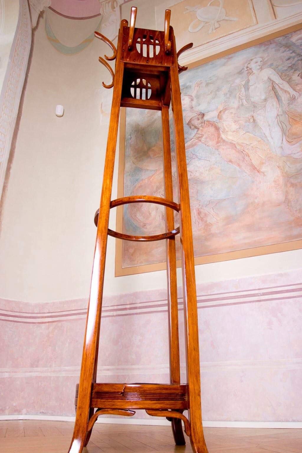 Jacob & Josef Kohn Coat Rack Wien Secession In Good Condition For Sale In Gyermely, Komárom-Esztergom