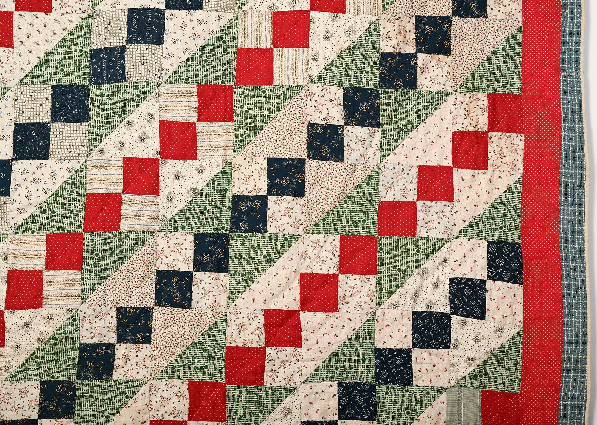 American Jacob's Ladder Quilt For Sale