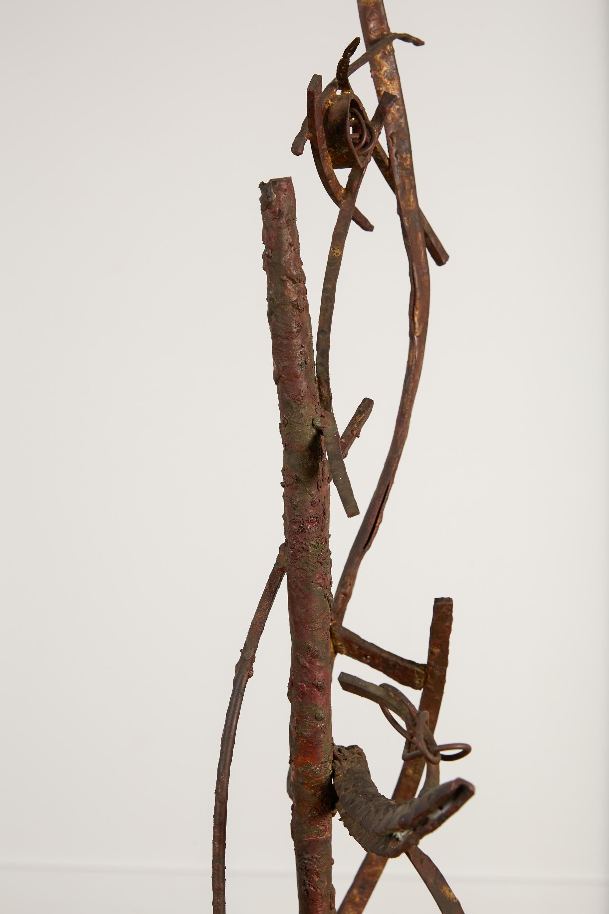 “Jacob’s Ladder” Welded Metal Sculpture by Max Finkelstein For Sale 1