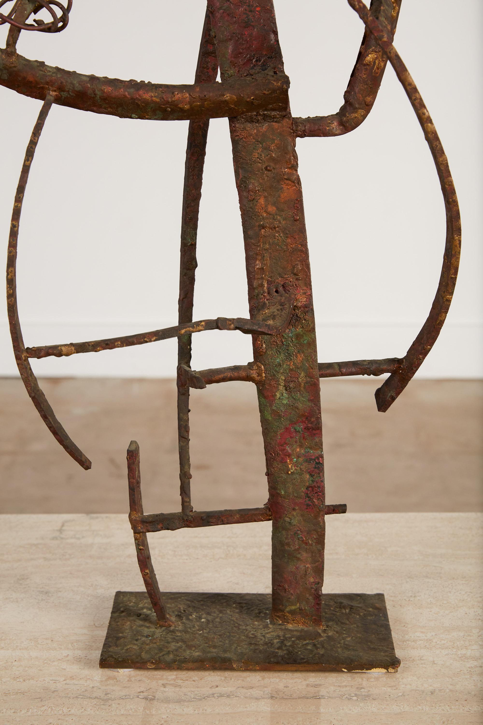 “Jacob’s Ladder” Welded Metal Sculpture by Max Finkelstein For Sale 3