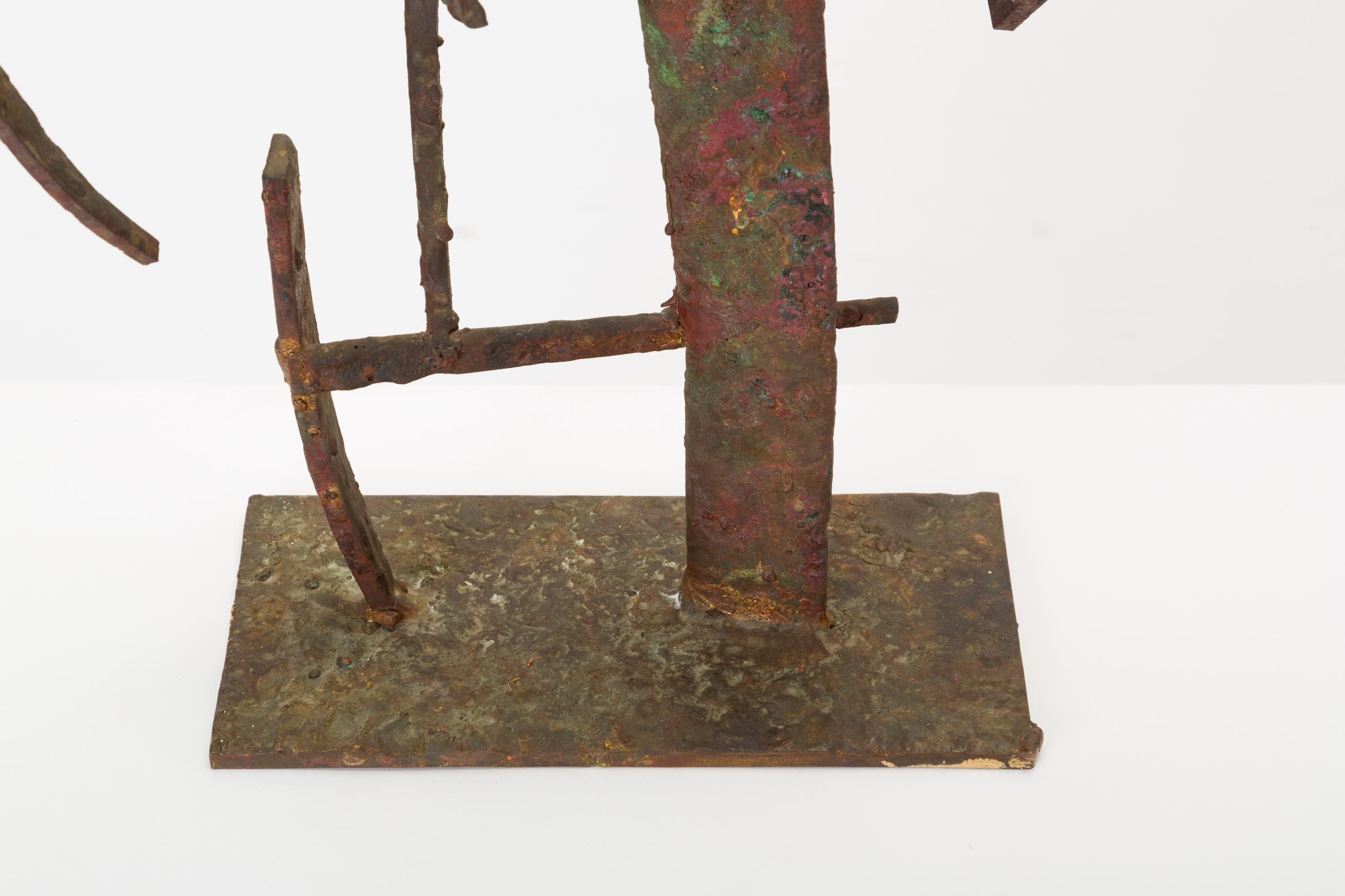 “Jacob’s Ladder” Welded Metal Sculpture by Max Finkelstein For Sale 4