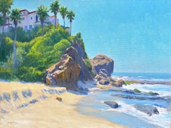 "Aliso Beach Cliffs" Southern California Seascape Painting