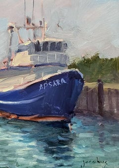 "Aspara, Honolulu Harbor "  Hawaii Plein Air Painting